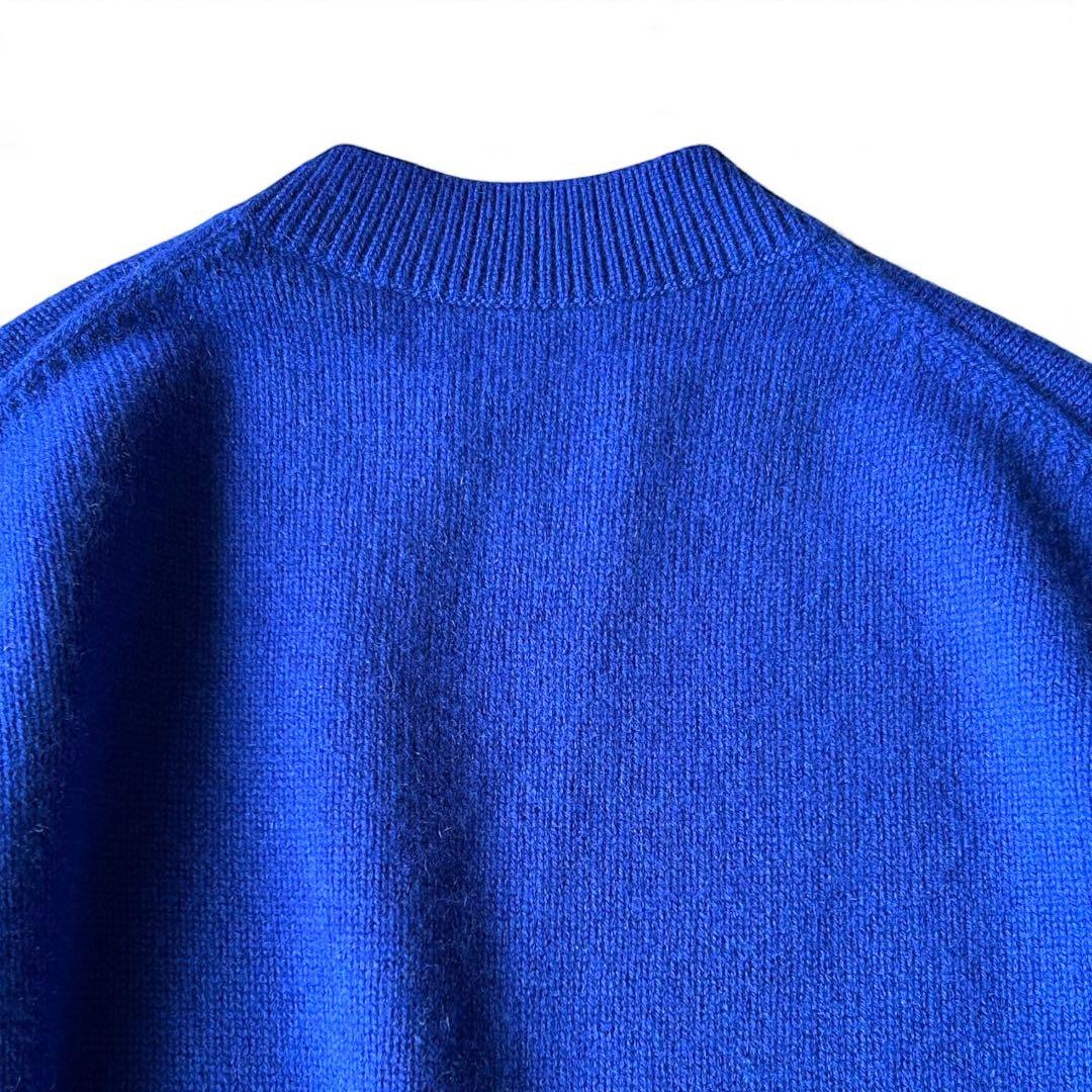 極美✨セオリー カシミヤ 100% ニット クルーネック 近年 ブルー S