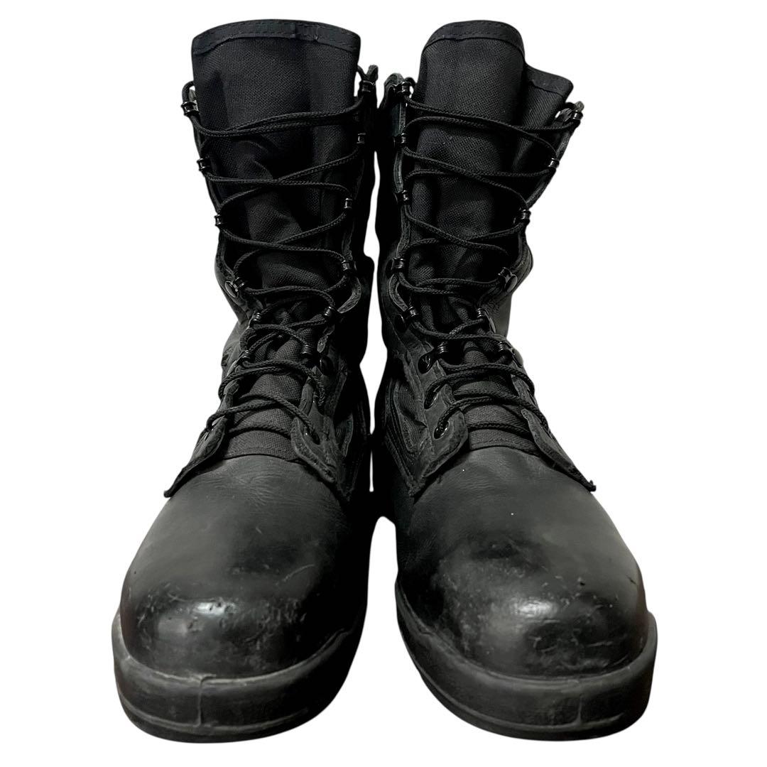 BELLEVILLEベルビル USA製 ミリタリーブーツ トゥガード 黒 11 ベルビル 339 st 米国海軍アビエイターブーツ ブラウン 米国製