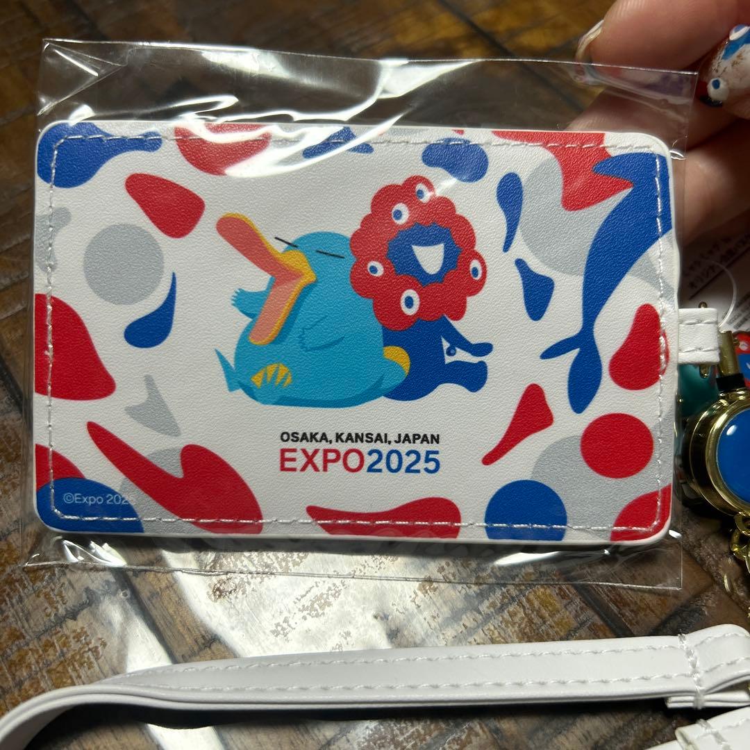大阪万博 限定 ミャクミャク イコちゃん 合皮パスケース EXPO 2025