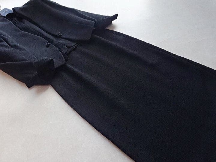 ソワール ペルル 米沢織　つむぎジャガード　スリーピース　11号　スーツ ソワール ペルル 米沢織 つむぎジャガード スリーピース 11号 スーツ