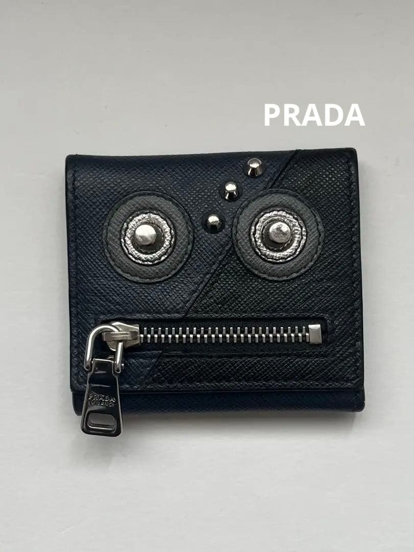 da 【PRADA】【希少品】レザー ケース サフィアーノロボット