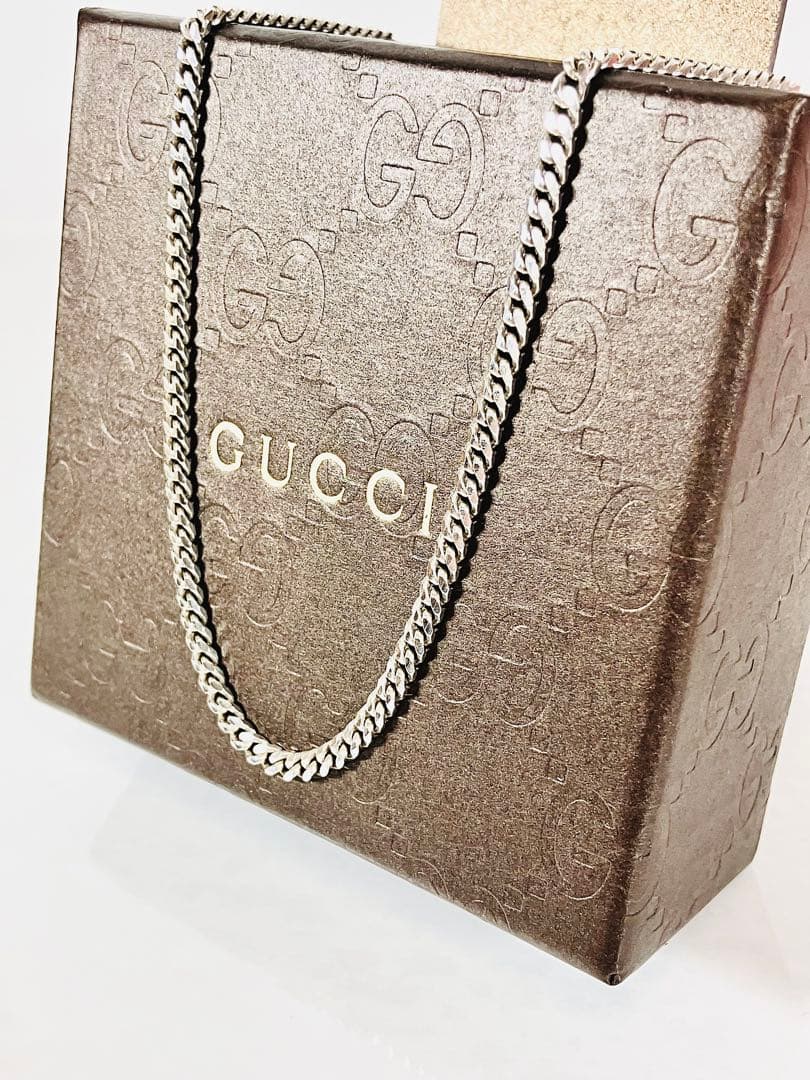 超美品】GUCCI 喜平チェーン ネックレス 男女兼用 SV925 3ミリ - メルカリ
