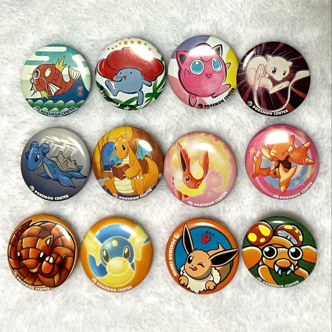初期 ポケモンセンター 限定 缶バッジ まとめ売り(ミュウやコイキング