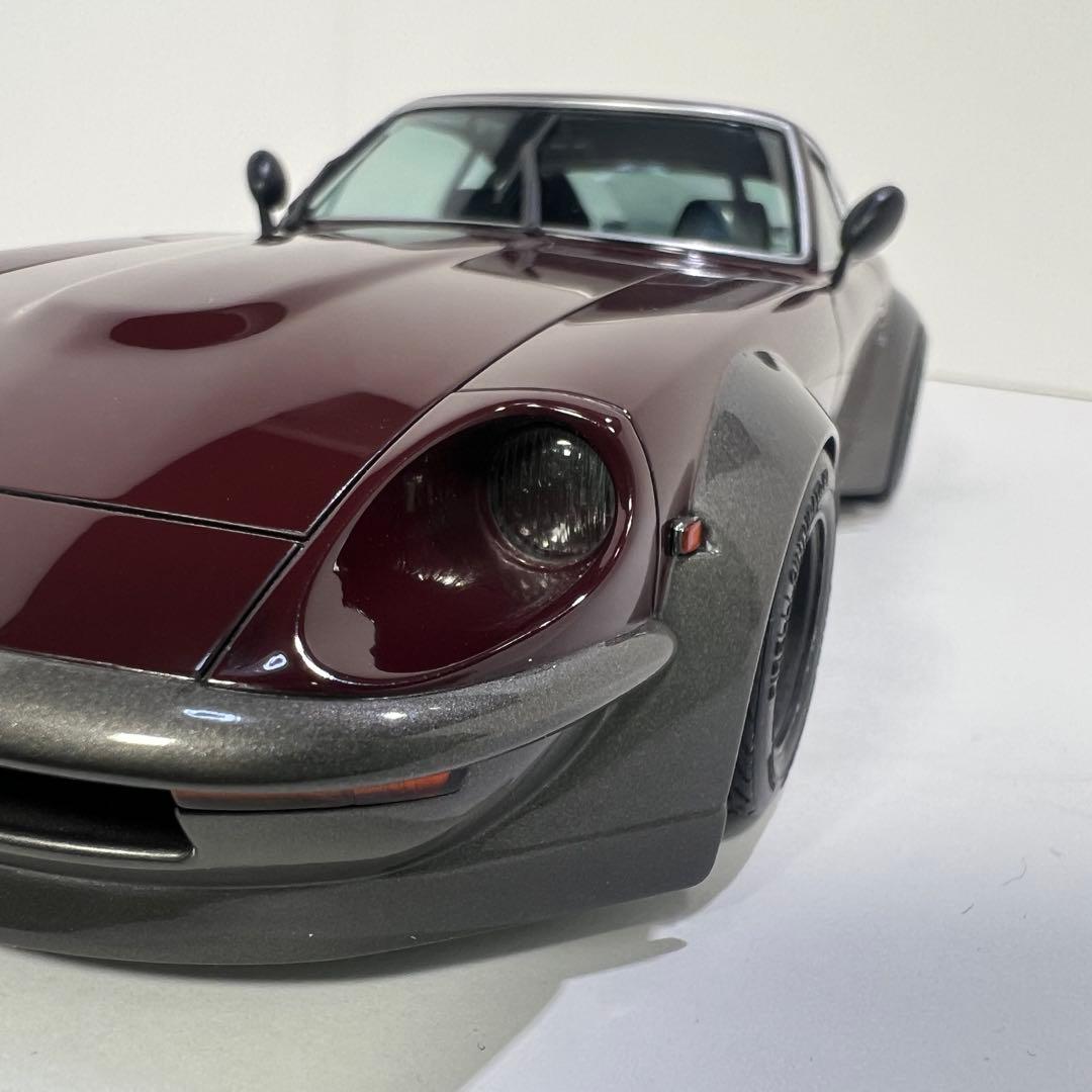 S30 アオシマ　プラモデル　フェアレディ　完成品