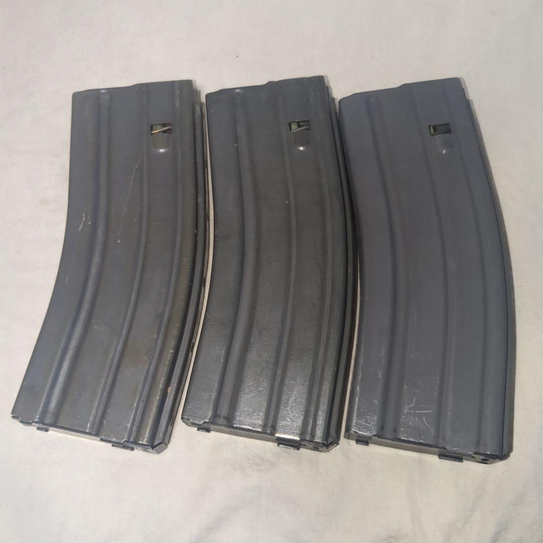米軍放出品 官給品 実物 M4/M16 アルミ製STANAGマガジン 3本セット