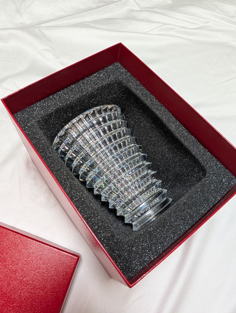 Baccarat バカラ アイベースS クリスタル ガラス花瓶 フラワースタンド