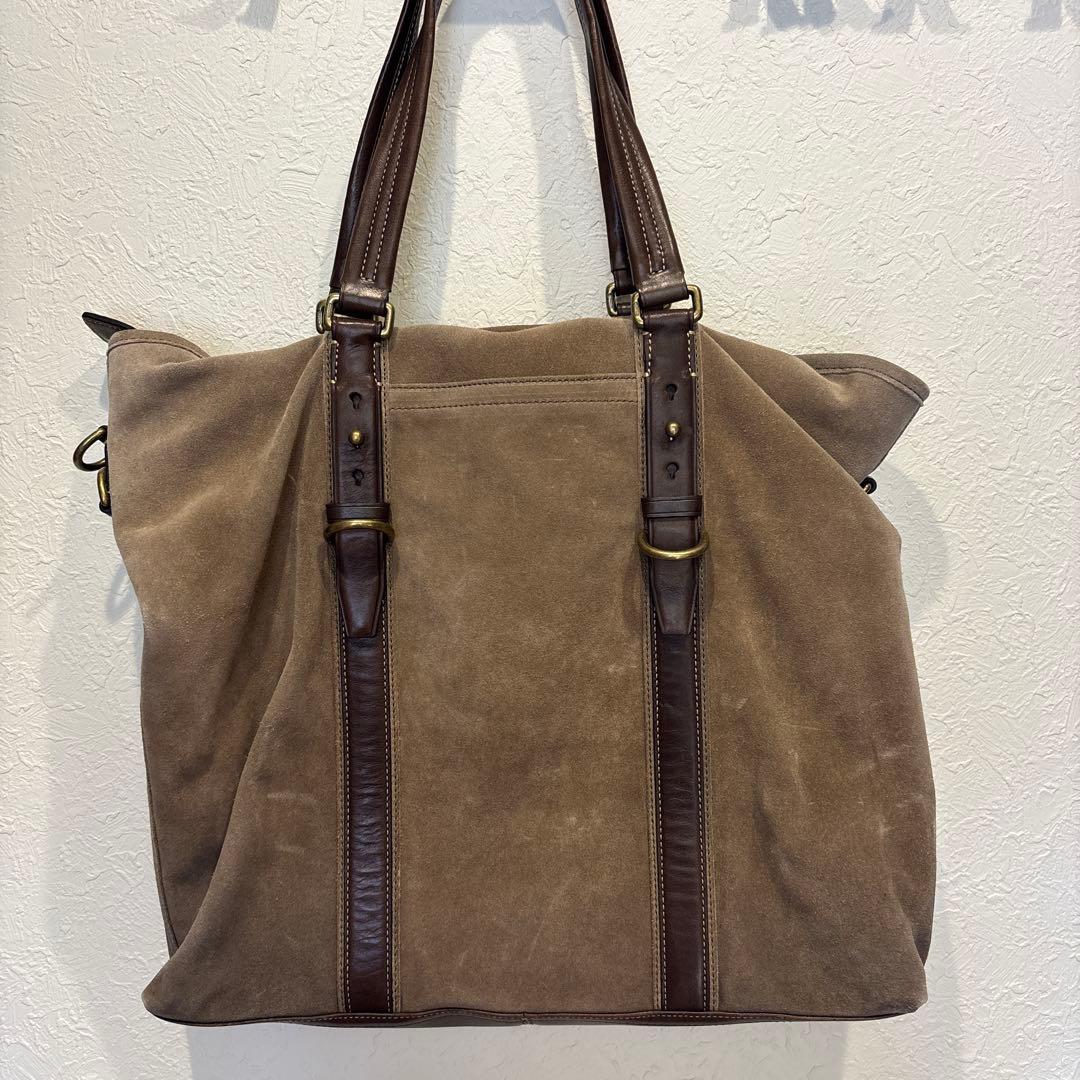 OLD コーチ　トートバッグ　COACH ショルダーバッグ　スウェード