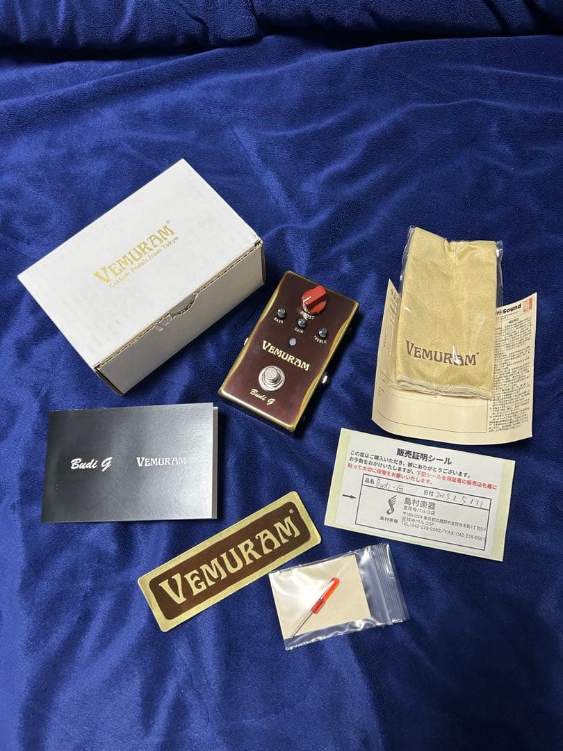 VEMURAM Budi-G　ブースター　エフェクター　未使用に近い