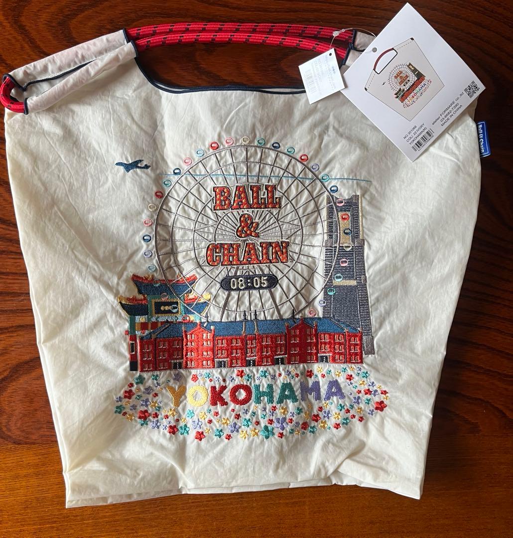 2個セット　ボールアンドチェーン　エコバッグ 横浜赤レンガ倉庫限定　M
