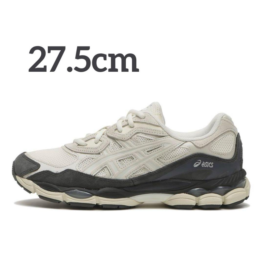 美品⬛︎asics⬛︎GELーNYC⬛︎WHITE/SMOKE GREY⬛︎27.5