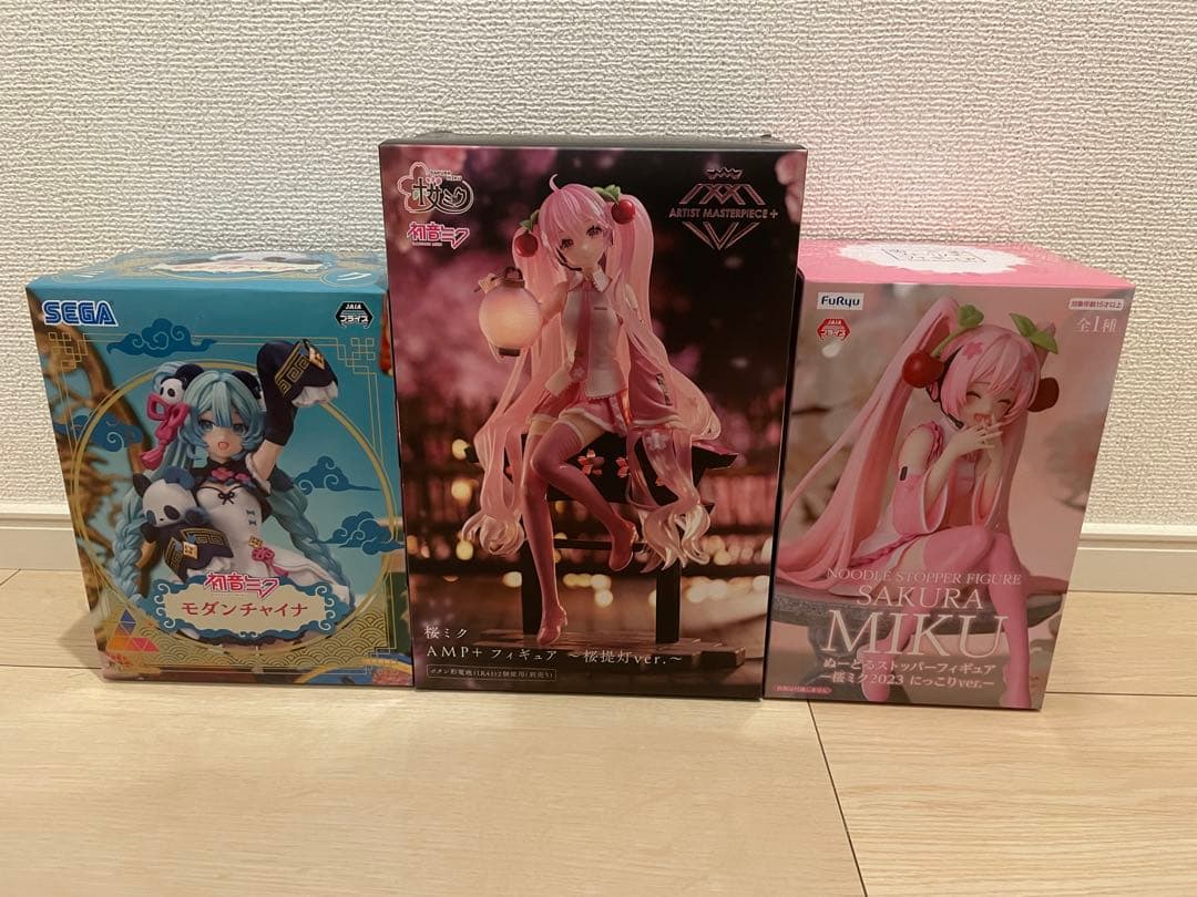 【新品未開封】 初音ミク 桜ミク フィギュア 3点 まとめ売り