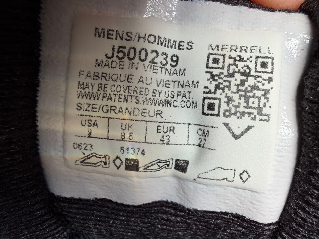 MERRELL メレル モアブ3 メンズ　27.0cm