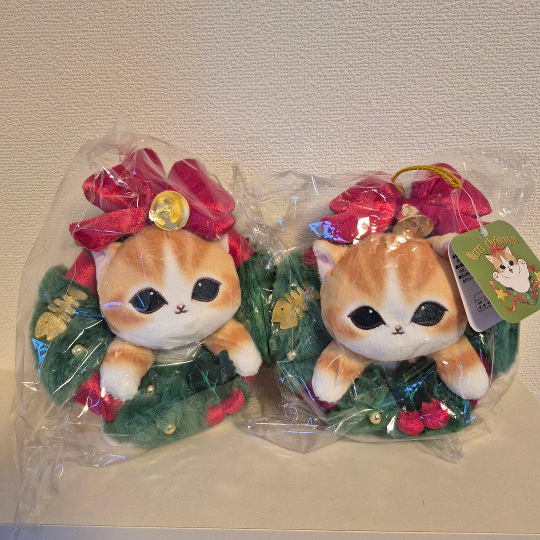mofusand 　クリスマスリース　ぬいぐるみ モフサンド 新商品 クリスマス mofusand クリスマスリースぬいぐるみ | mofusandもふもふマーケット