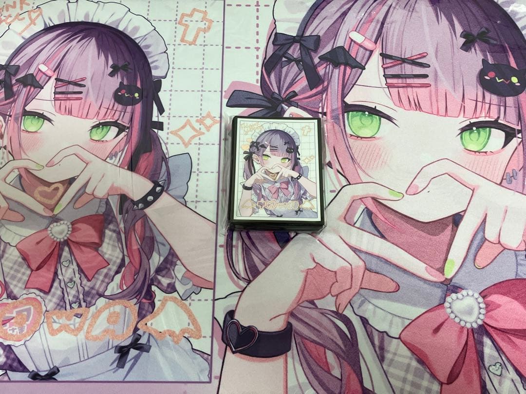 白詰草　ホロライブ　スリーブ　プレイマット　チェキ風　常闇トワ 2026年最新】白詰 ホロライブの人気アイテム - メルカリ