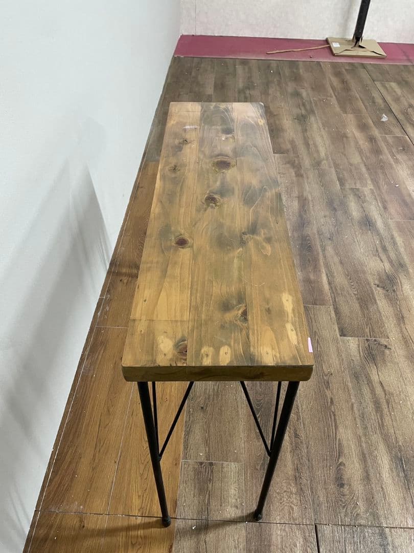 ヴィンテージ　カウンターテーブル　幅90 カウンターテーブル 幅90 おしゃれ タイル貼り 北欧 西海岸