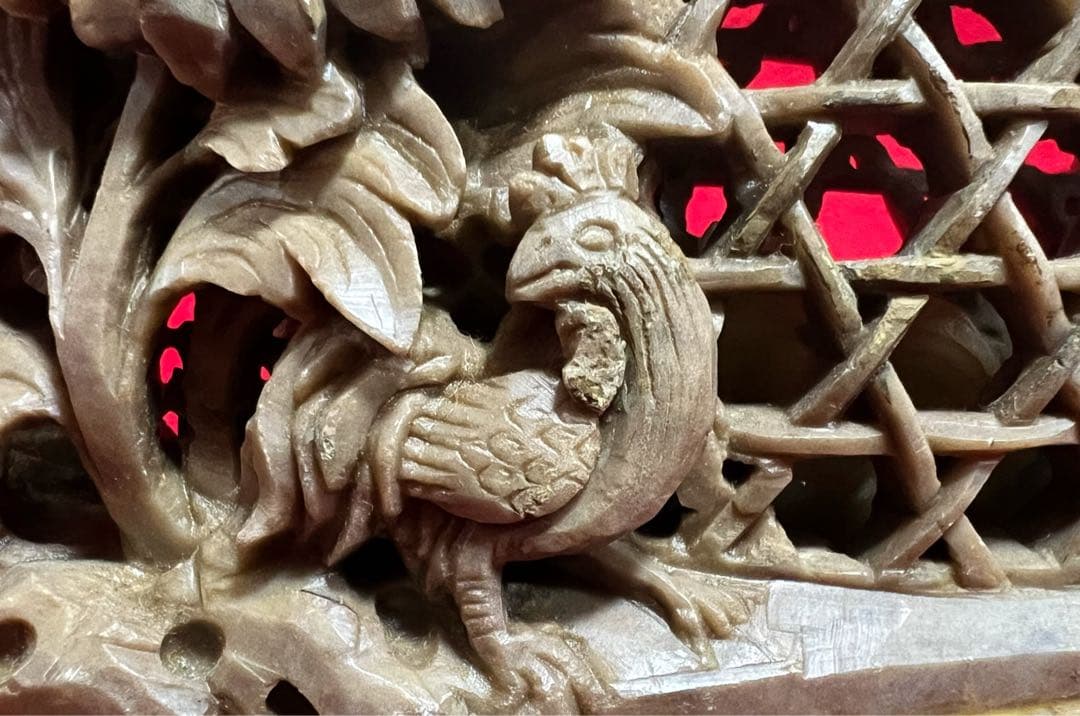 中國美術古玩 寿山石 細密彫刻 石彫 富貴吉祥 大吉大利 鑑賞石