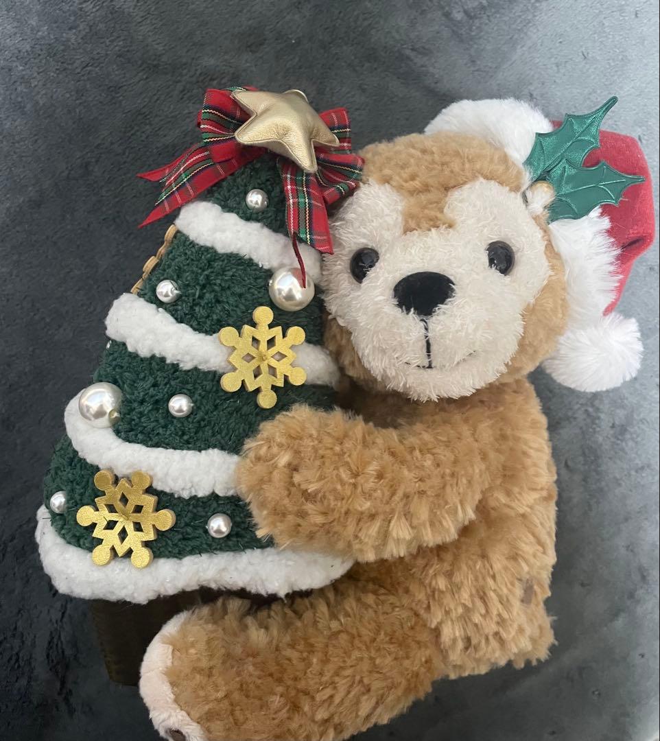 ダッフィー クリスマスツリー ぬいぐるみ 公式】ダッフィー＆フレンズ 冬とクリスマスのスペシャルグッズ