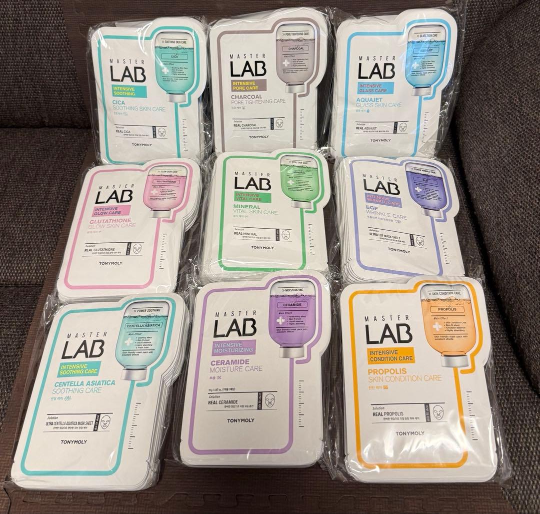 TONY MOLY MASTER LAB シートマスク　韓国　パック　90枚