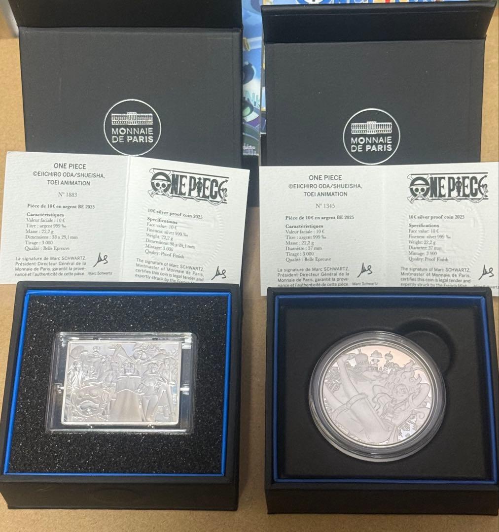 【希少】フランス造幣局　ワンピース　純銀　プルーフ貨幣 2026年最新】ワンピース 造幣局の人気アイテム - メルカリ