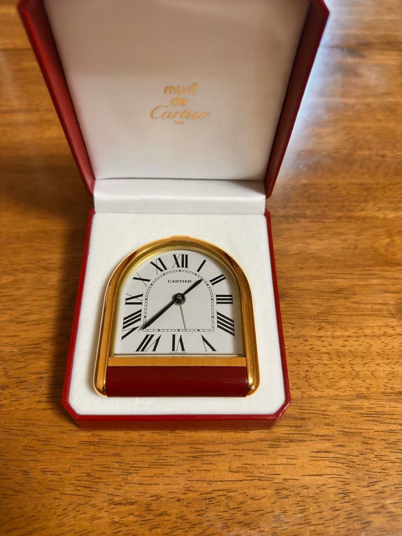 Cartier アーチ型置時計 カルティエの置時計（CARTIER）| 東京銀座のヴィンテージドレス