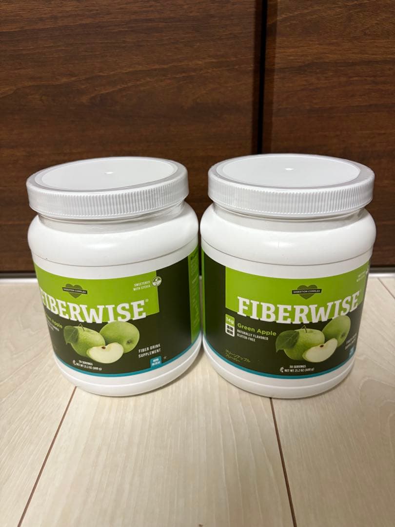 メラルーカ ファイバーワイズ　糖類無添加　グリーンアップル2個セット