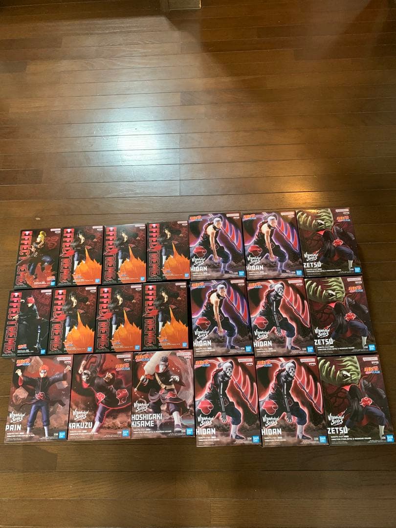 NARUTO ナルト　疾風伝 暁　フィギュア　20体セット バンプレストブランド連続登場「NARUTO-ナルト- 疾風伝」“暁