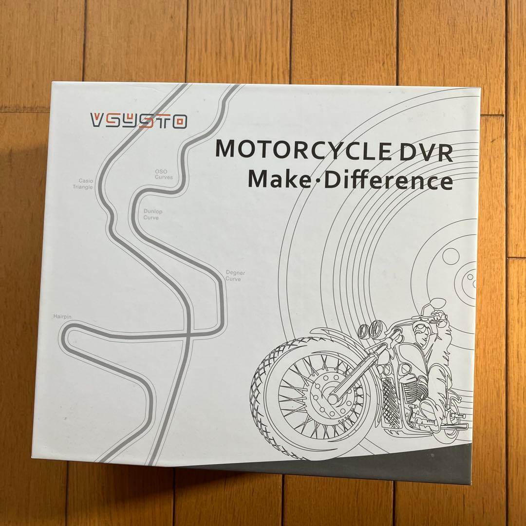 VSYSTO バイク用ドライブレコーダー 新品マイクロSD付き