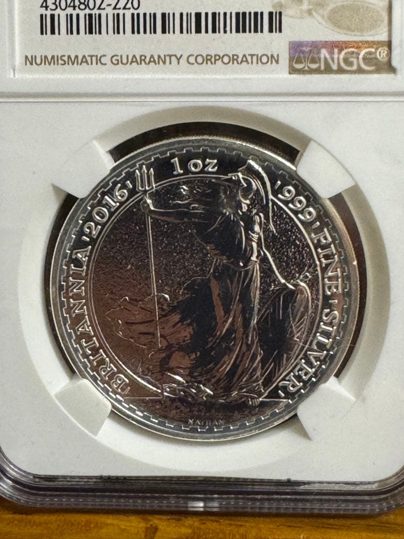 2016 ブリタニア 1oz 銀貨