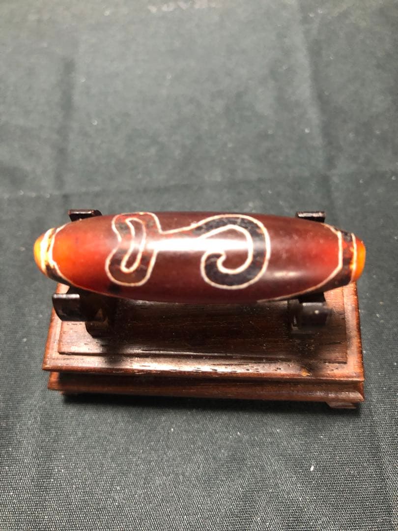 秘蔵上肯紅天珠‼️西蔵老礦紅玉髄特殊水蓮華如意