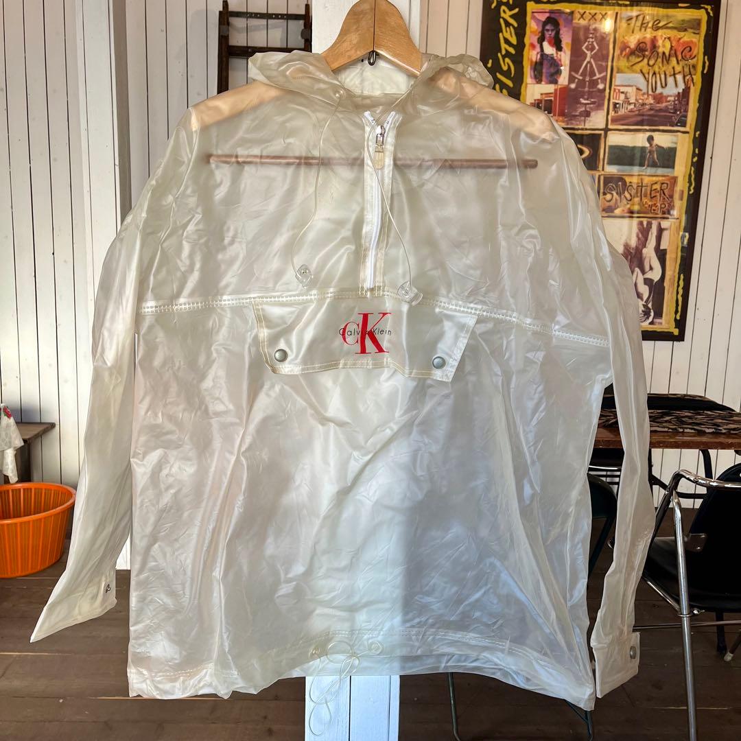 90's   pvc パーカー カルバンクライン CK