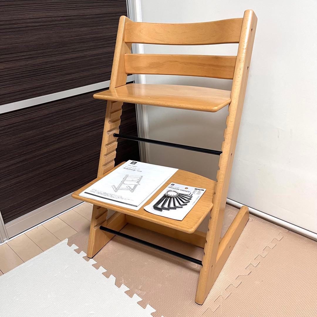【新型】美品　シリアル6　ストッケ トリップトラップナチュラル トリップ トラップ / ナチュラルstokke（ストッケ） | 公式通販 家具