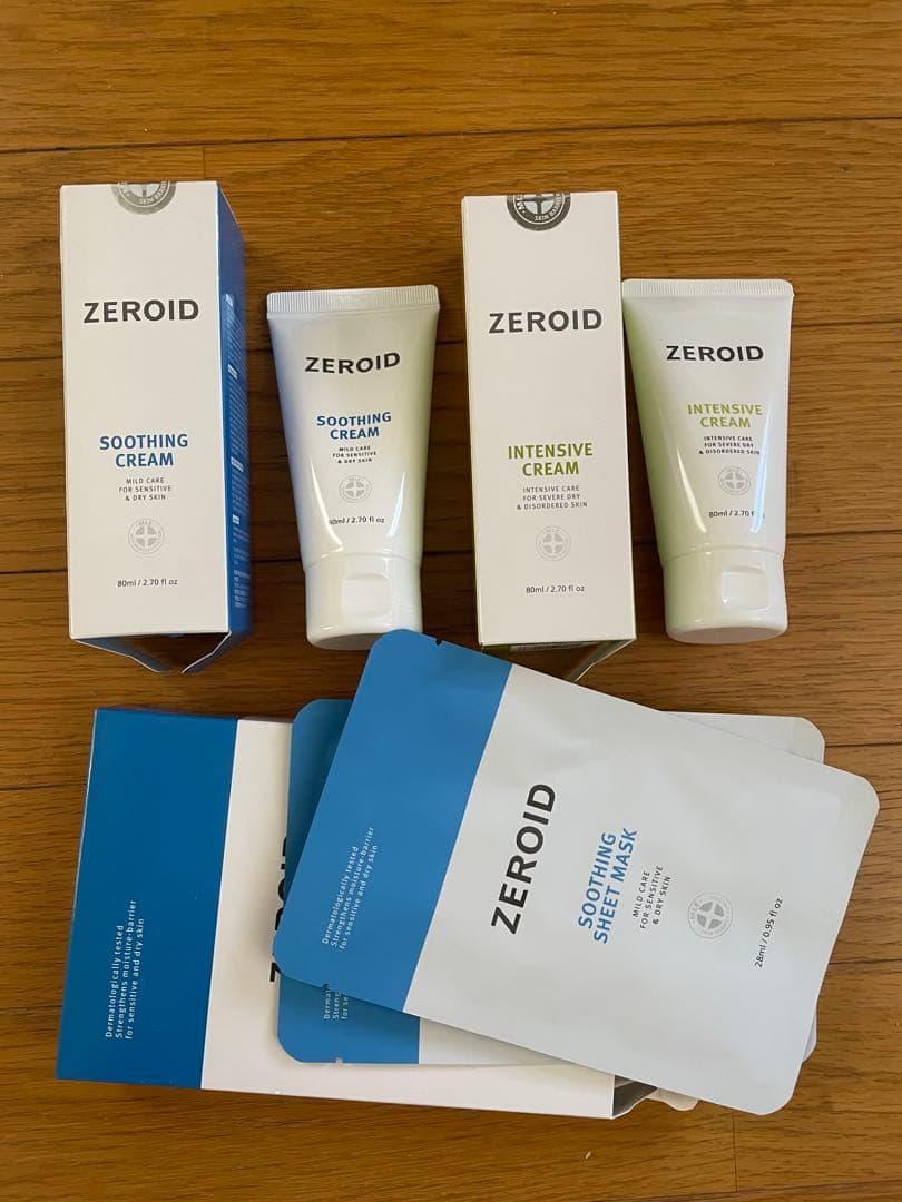 ゼロイド　シートマスク＆クリーム2つ