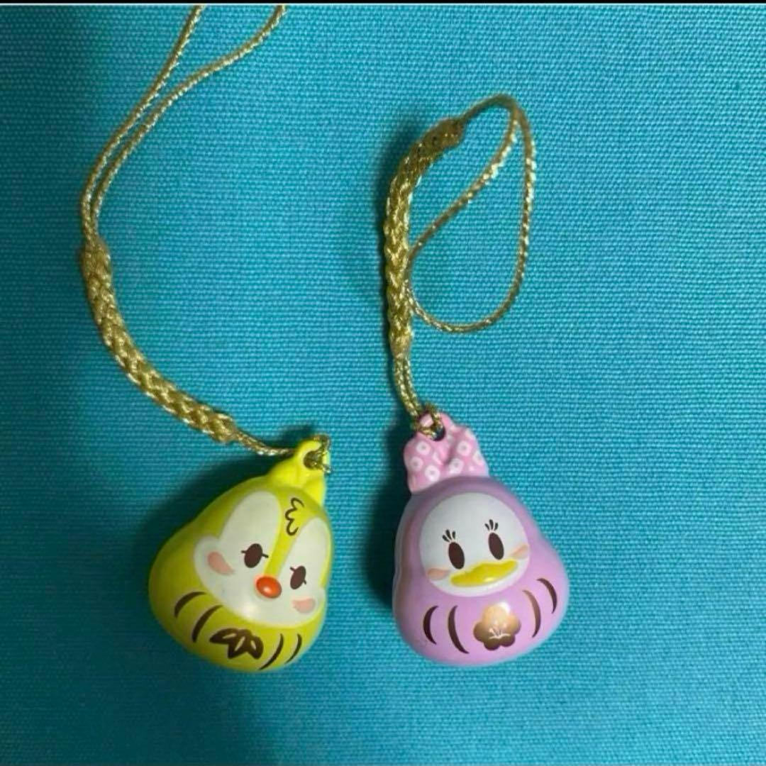 ディズニー　水琴鈴　デール　デイジー　ストラップ　セット