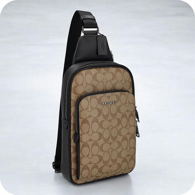 正規店購入★コーチ★シグネチャー★レザーボディバッグ★新品、袋付き COACH（コーチ） ボディバッグ ショルダーバッグ C9869 シグネチャー