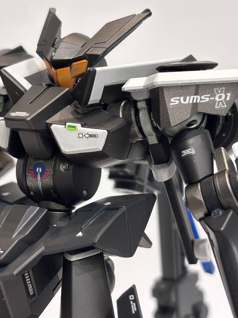 HG グラハム専用カスタムフラッグⅡ 全塗装完成品 会いたかったぞ…ガンダム！00より「グラハム専用ユニオンフラッグ