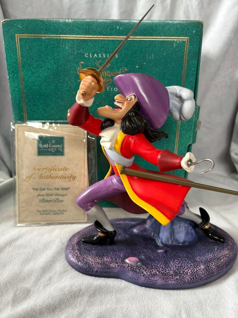 WDDC フック船長 Captain Hook フィギュア ピーターパンWDCC 【Captain