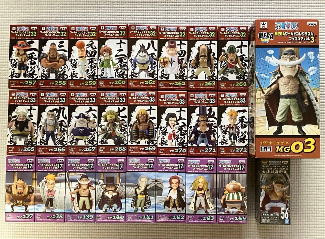 ワールドコレクタブル ワンピース 白ヒゲ海賊団 赤髪海賊団 26種【未開封品】 ONE PIECE FILM RED』ワールドコレクタブルフィギュア PREMIUM-赤髪