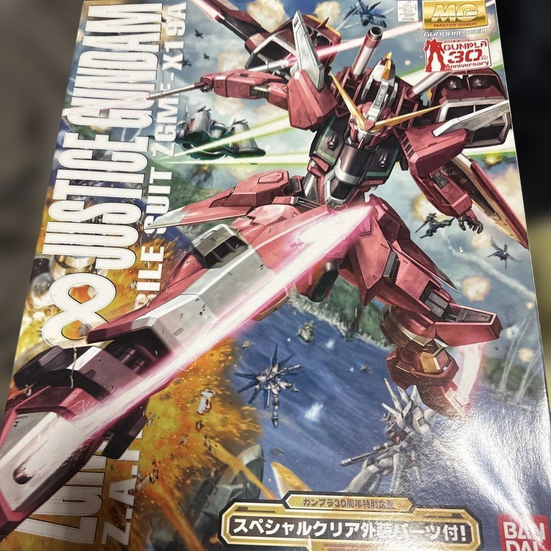 MG ♾️ジャスティスガンダム (ZGMF-X19A) 1/100組立済み
