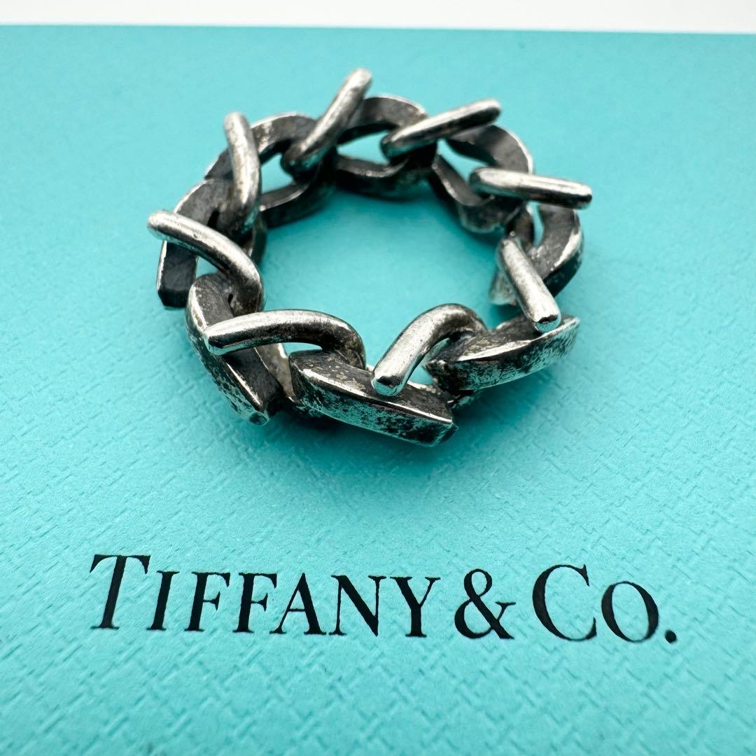 ティファニー フォージ リング いぶし仕上げ 指輪 シルバー925 指輪 11号