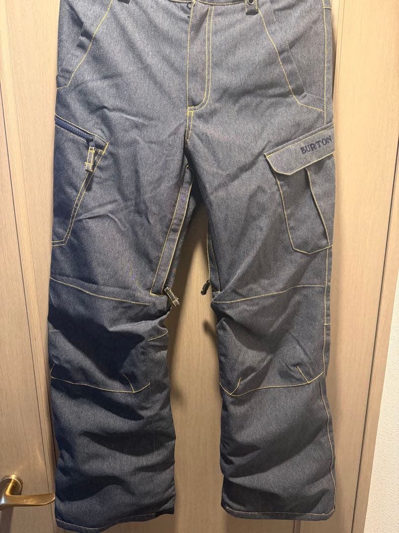 BURTON スノーボードパンツ ダークデニム 柄Size/ XL