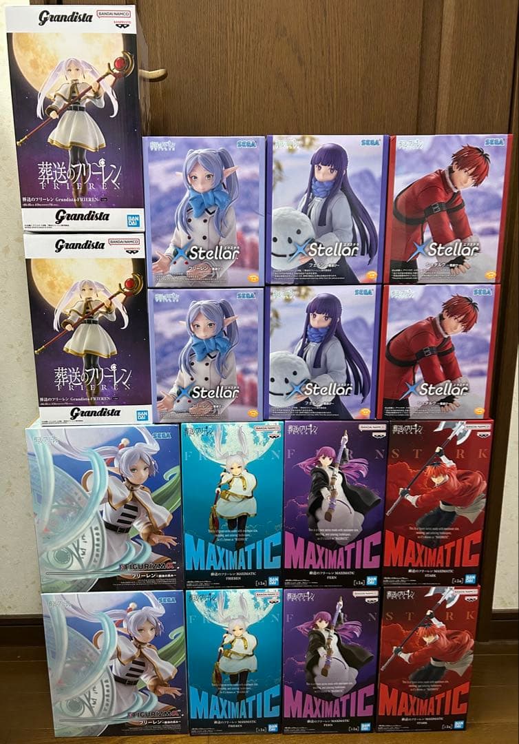 葬送のフリーレン　プライズフィギュア　各種２体　　　 　計14体セット