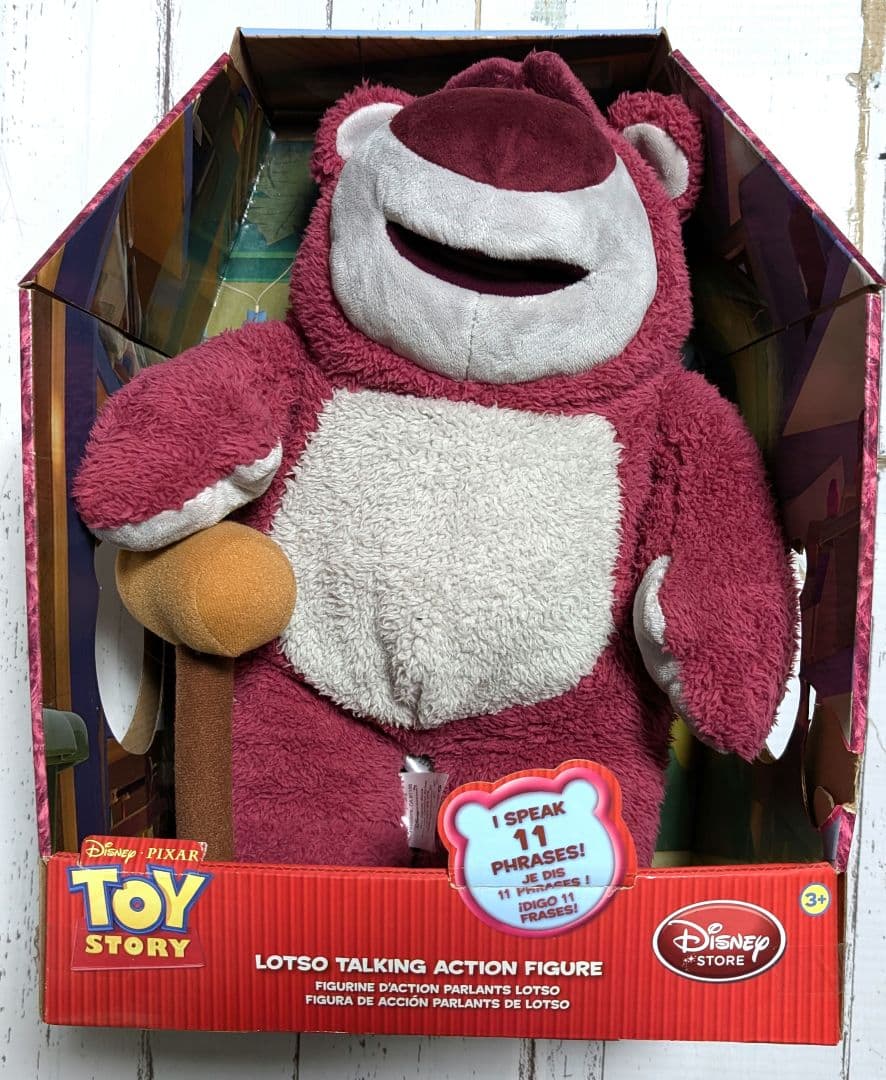 ディズニー トイストーリー ロッツォ トーキング アクション ぬいぐるみ