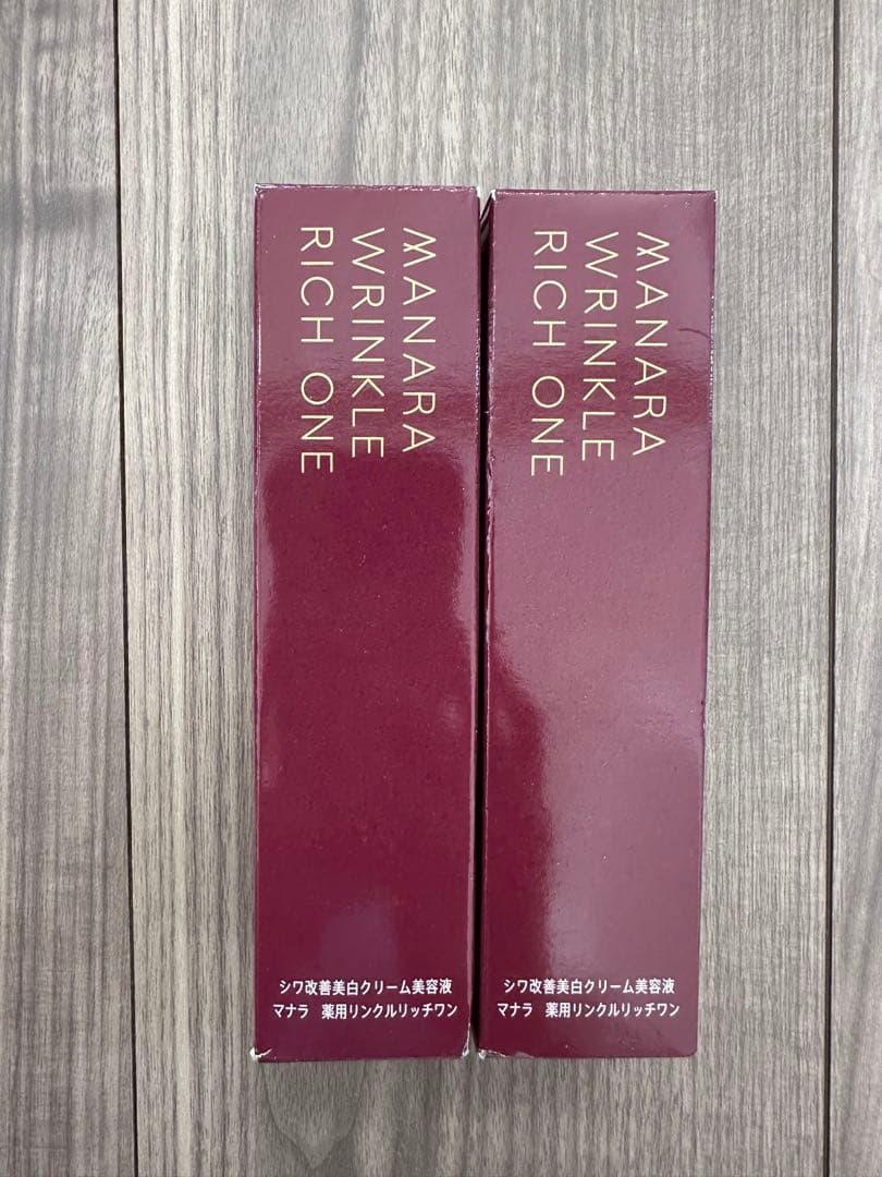 MANARA マナラ 薬用 リンクルリッチワン 60g 2本 美白クリーム新品