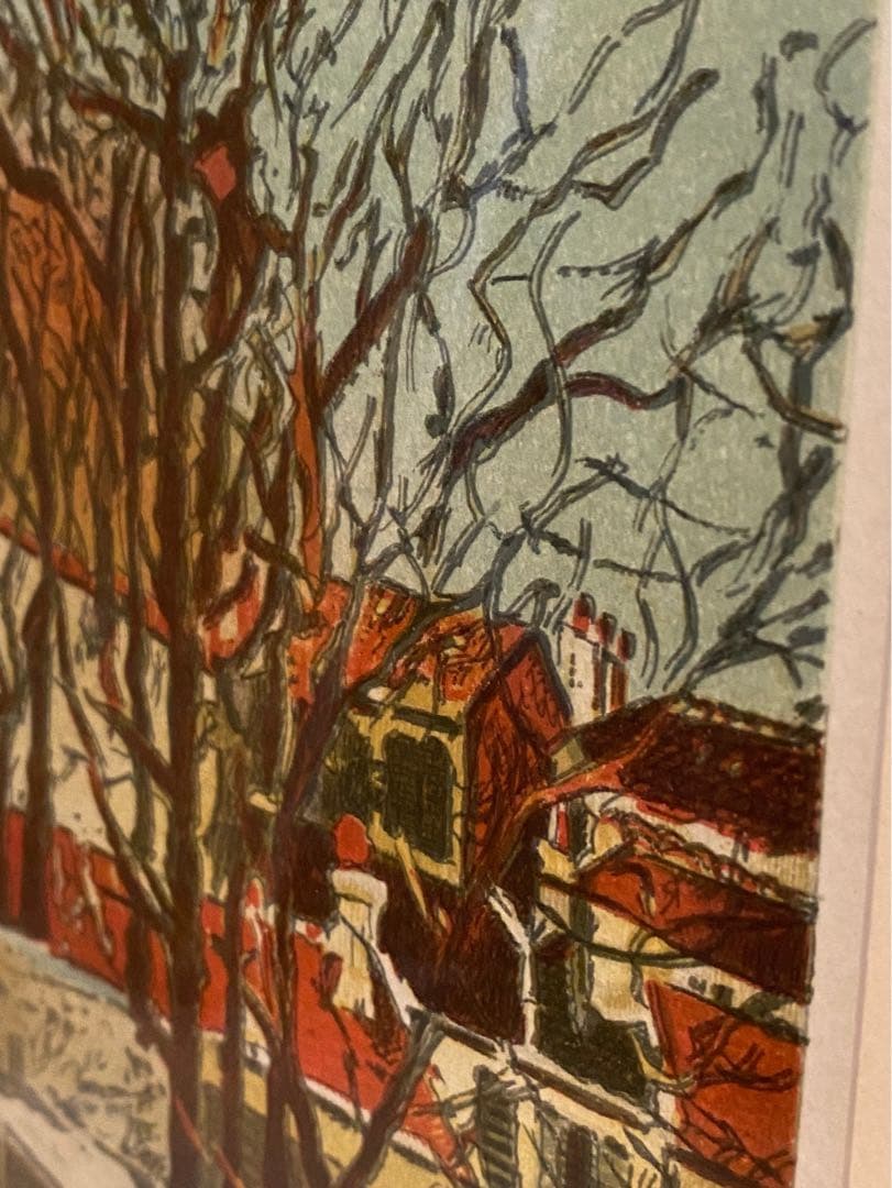 モーリス•ユトリロ 郊外の教会 ムルロー版 リトグラフ 絵画 - メルカリ