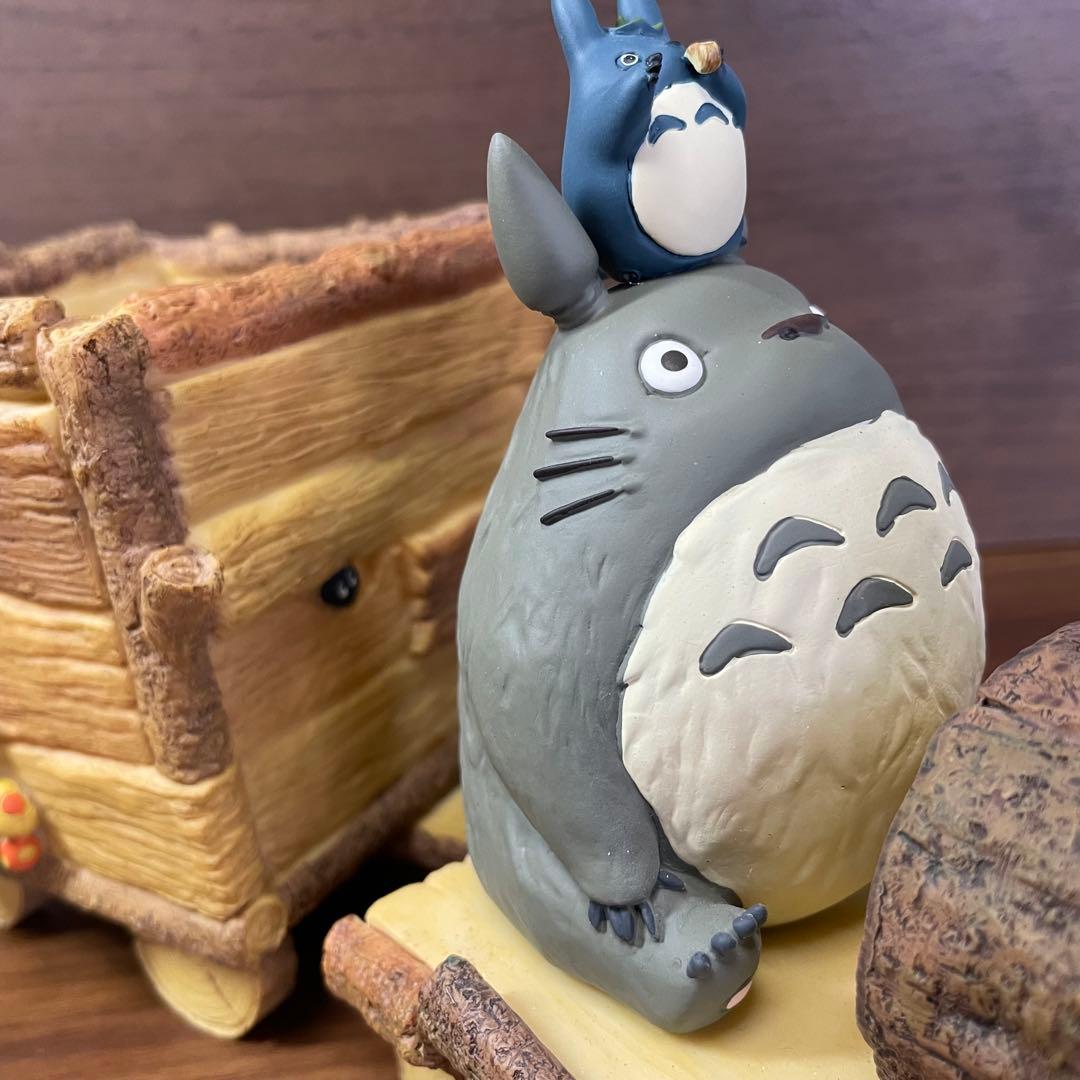 廃盤】となりのトトロ 二馬力 お花機関車 プランターカバー 美品 箱付