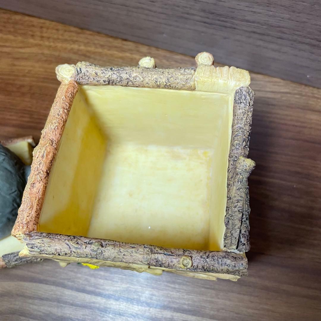 廃盤】となりのトトロ 二馬力 お花機関車 プランターカバー 美品 箱付