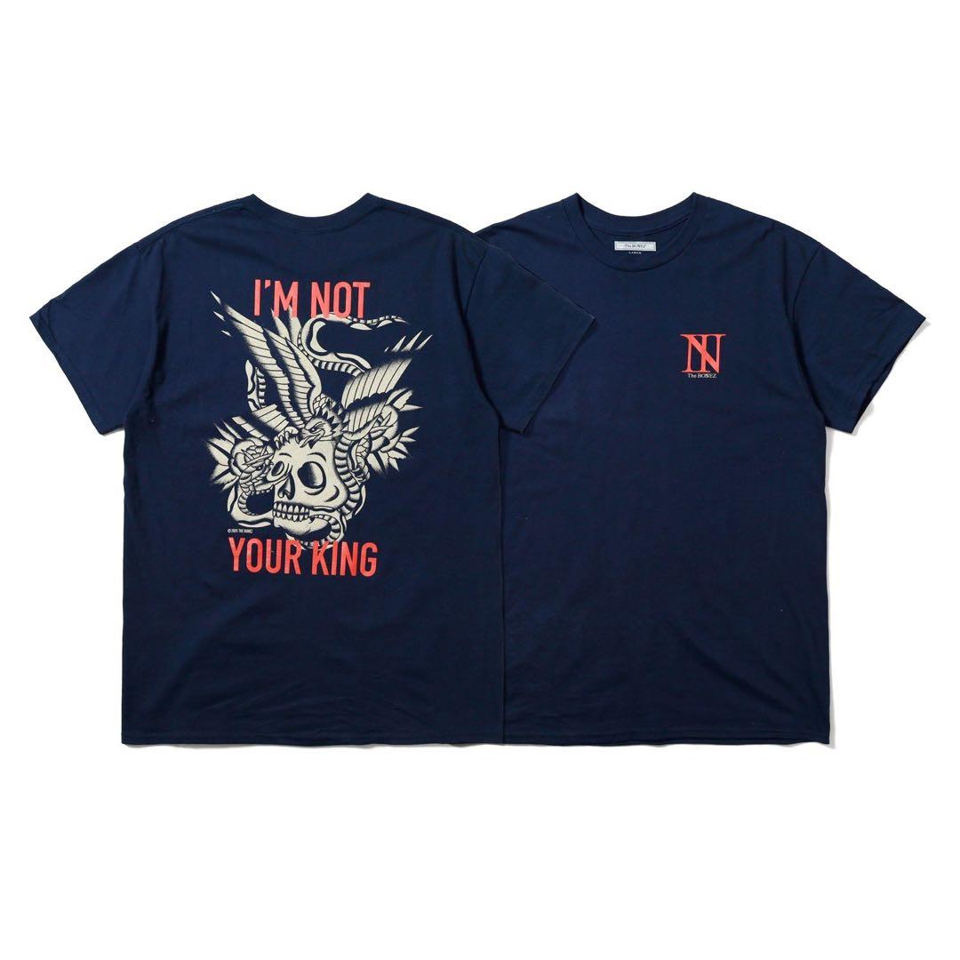 The BONEZ I'M NOT YOUR KING Tシャツ ネイビー L - メルカリ