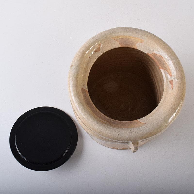 茶道具 人間国宝 荒川豊蔵作 志野焼 古志野 水差 共箱 M R8690H - メルカリ