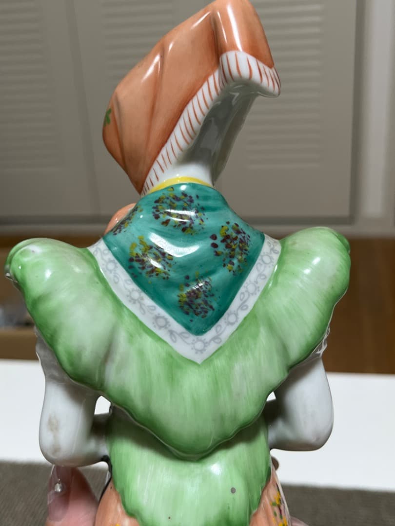 ホロハーザ ハンガリー 陶器人形 ヴィンテージ アンティーク磁器農民