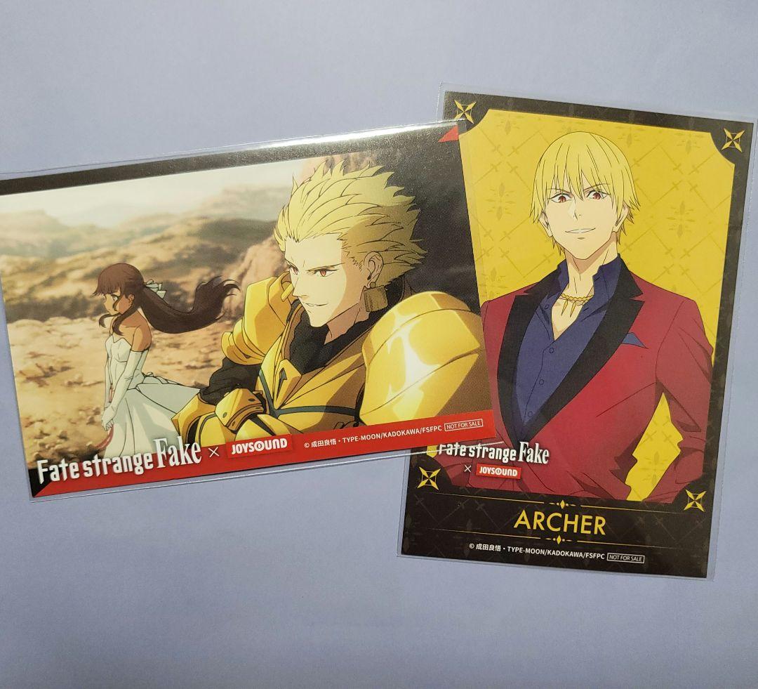 Fate strange Fake JOYSOUND ギルガメッシュ ポスカ